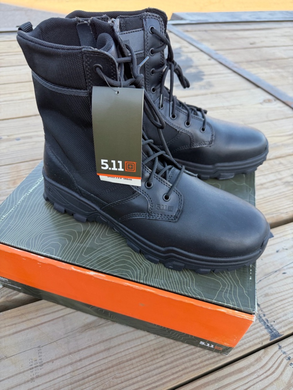 5.11 Tactical Black Urban Speed 3.0 Boots